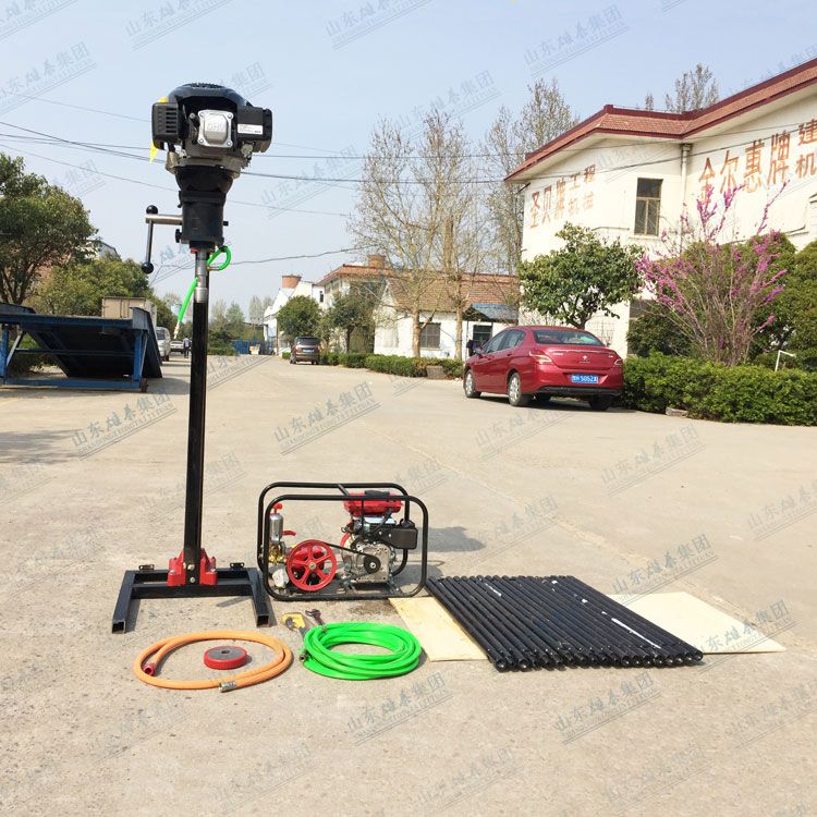 立式雙人背包鉆探機